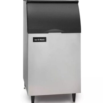 ice o matic b42 22 slope front ice cube bin 351 lbs ice side front