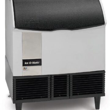 ice o matic iceu300 undercounter ice cube machine maker bin 309 lbs side front