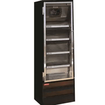 HM GF19BMBFFLED 1 Door Glass Freezer
