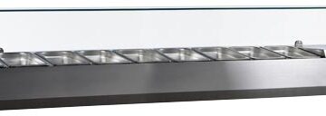 ss topping rail with glass cover 2