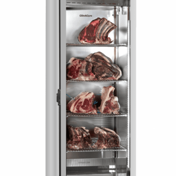 silver dry aging cabinet