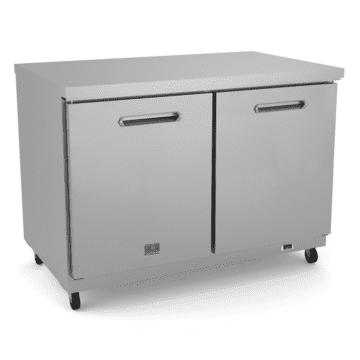stainless steel undercounter freezer 1