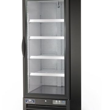 Black display freezer