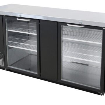 back bar cooler glass door 2