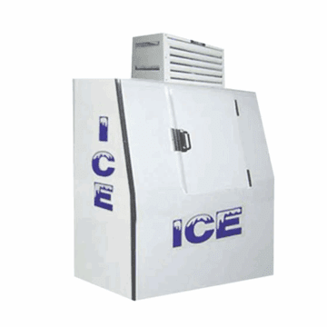 Fogel Solid Door Outdoor Ice Merchandiser Freezer ICB 1 SLANT
