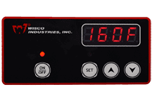 wisco 791 merchandiser warmer display cabinet for food products control panel