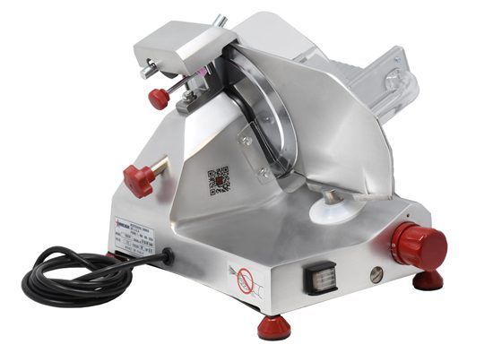 Omcan 13607 Meat Slicer 8 Inch with Sharpener Back Side
