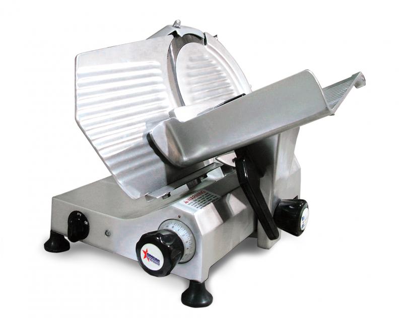 Omcan 13628 Meat Slicer 12 inch Side Front