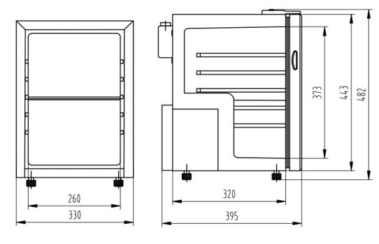 44527 Countertop Cooler Drawings