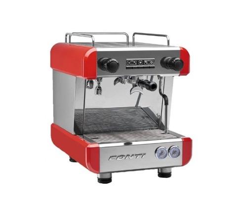 ContiCC100 1GroupTall Red EspressoMachine 500x