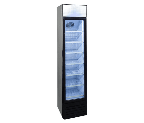 Omcan 47242 Slim Glass Door Display Upright Freezer 3