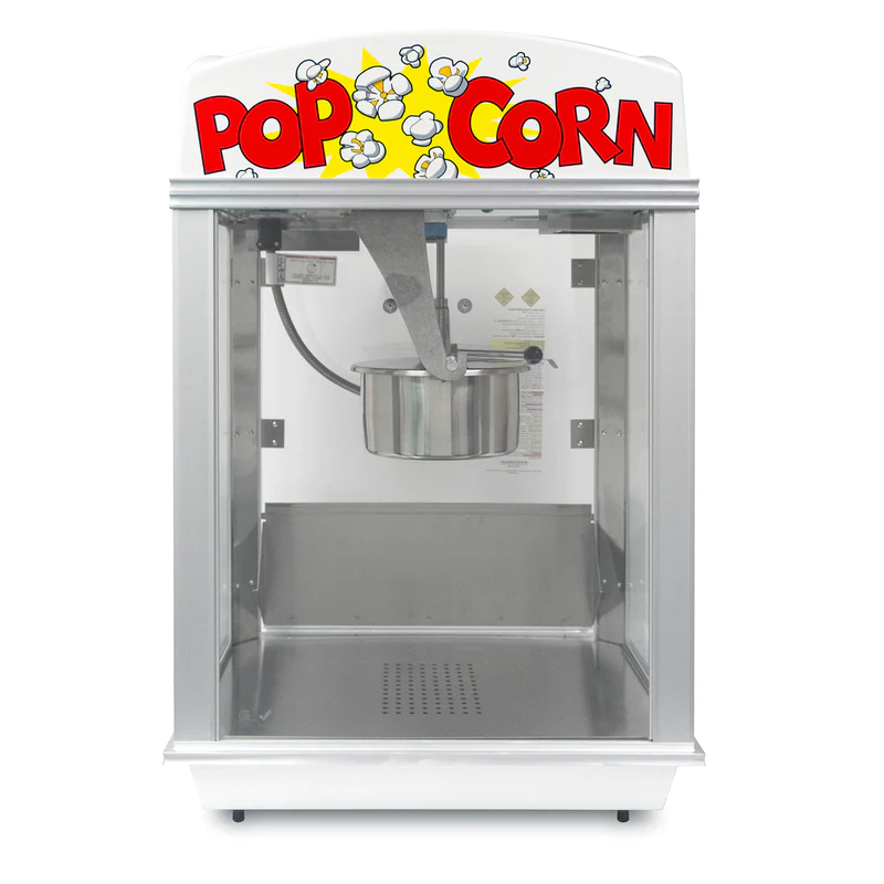 whiz bang popcorn machine clear front