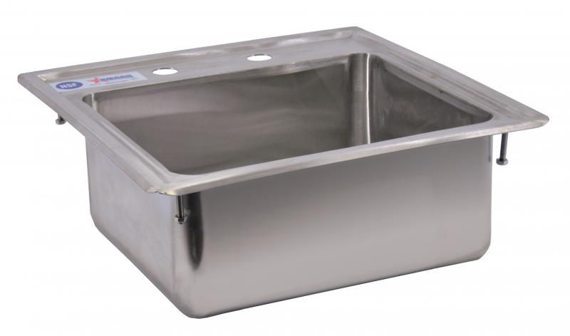 Stainless steel single drop sink 2