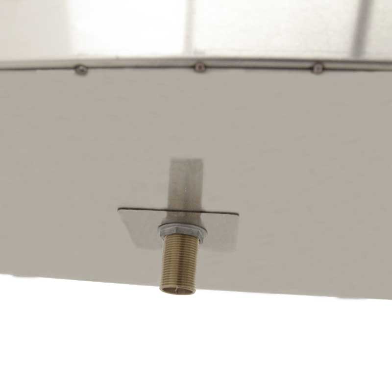 stainless steel ice bin bottom valve