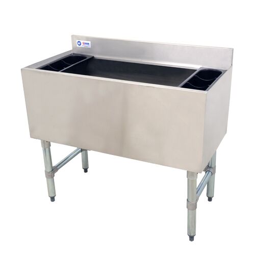 stainless steel ice bin