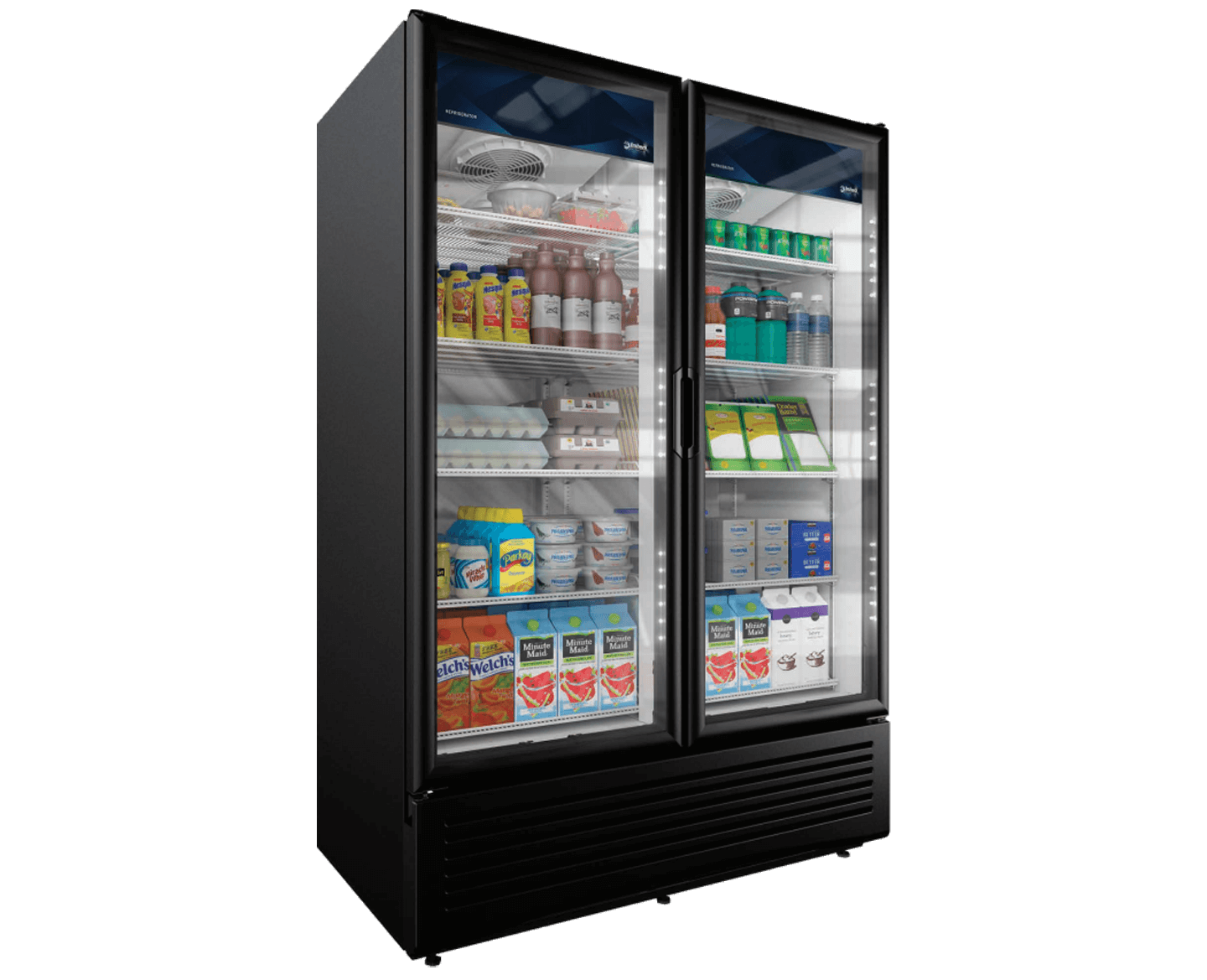 double glass door cooler 2