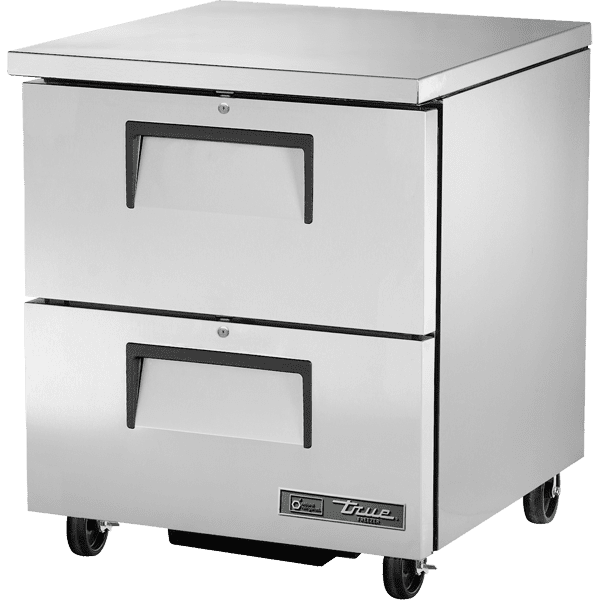 stainless steel undercounter freezer 2 drawers