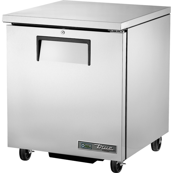 stainless steel undercounter freezer