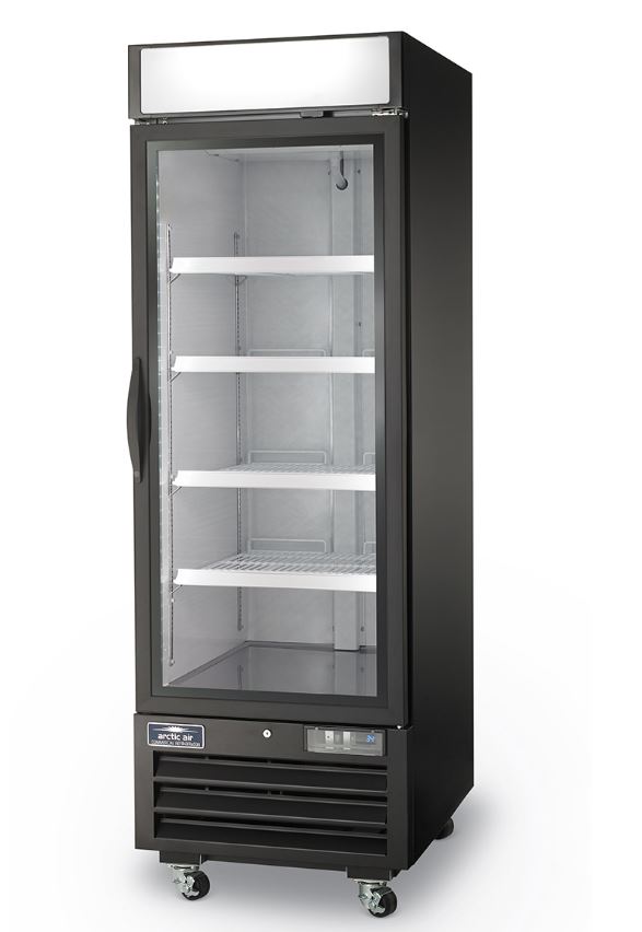 Black display freezer