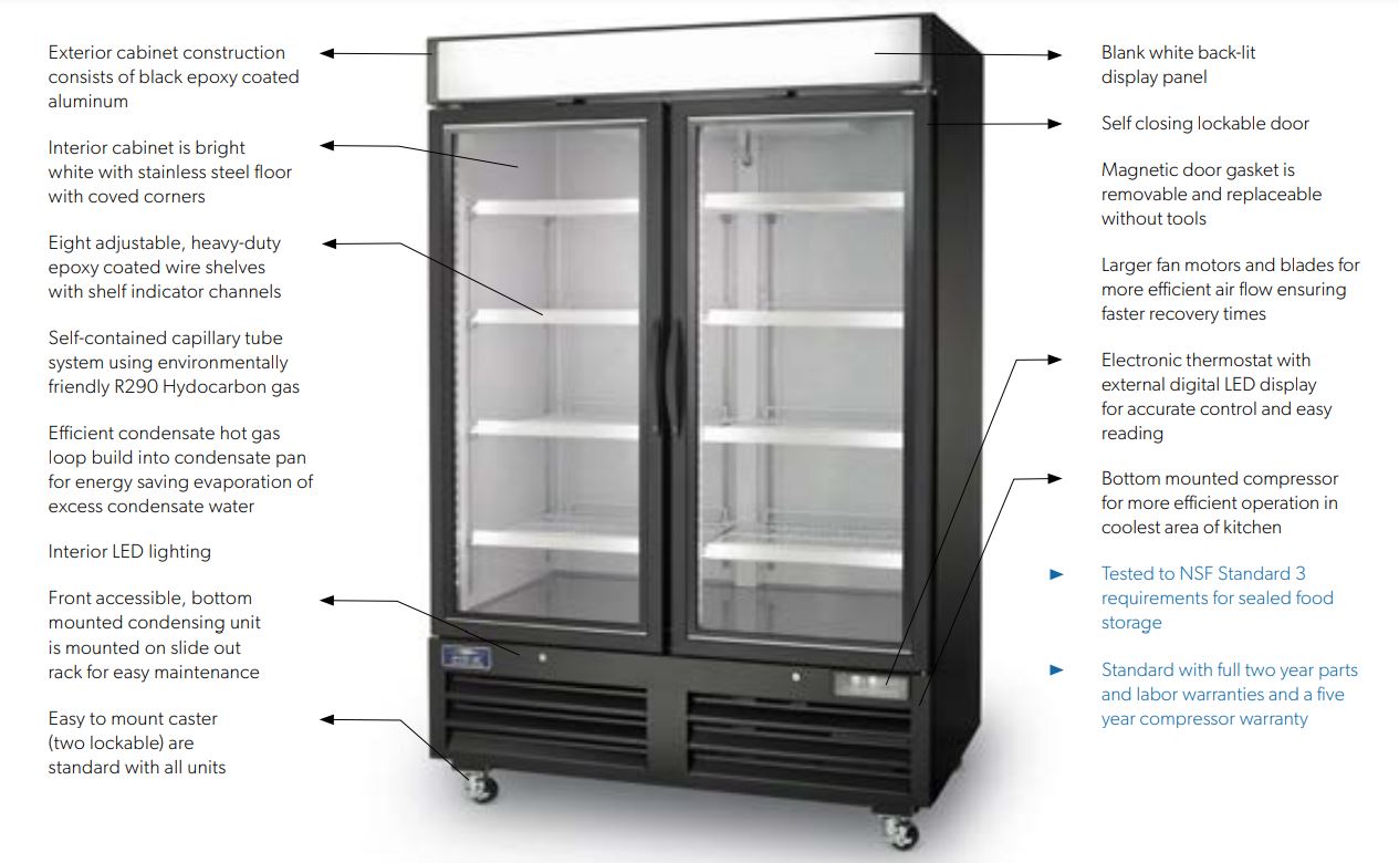 display freezer features 1