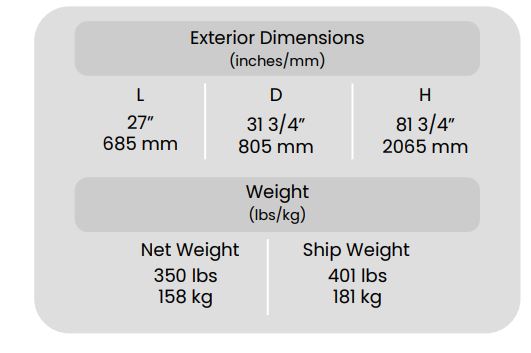 exterior dimensions 13