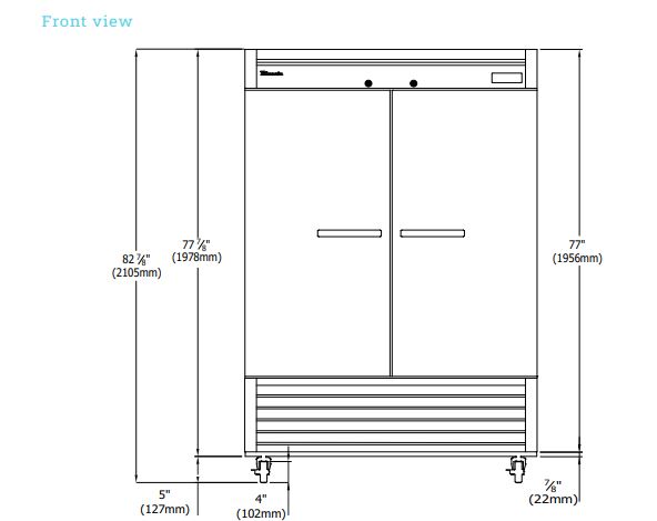 front view drawing 14