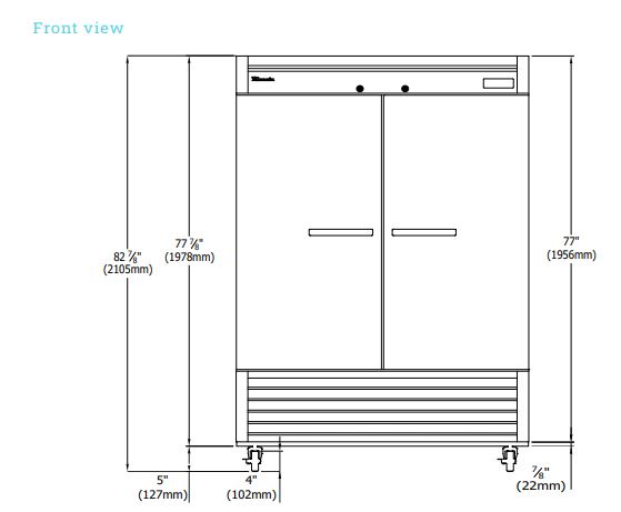 front view drawing 18
