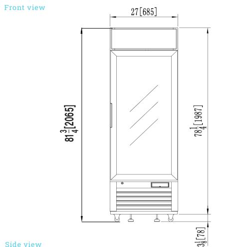 front view drawing 3