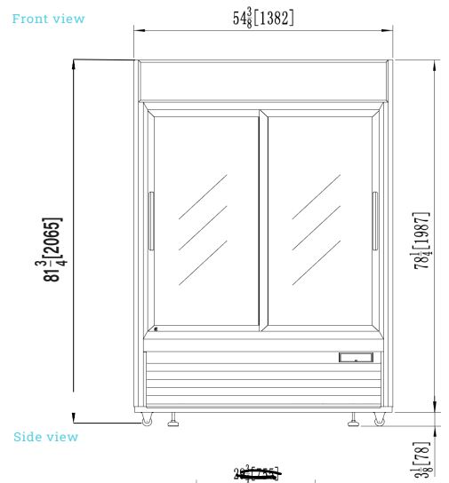 front view drawing 4