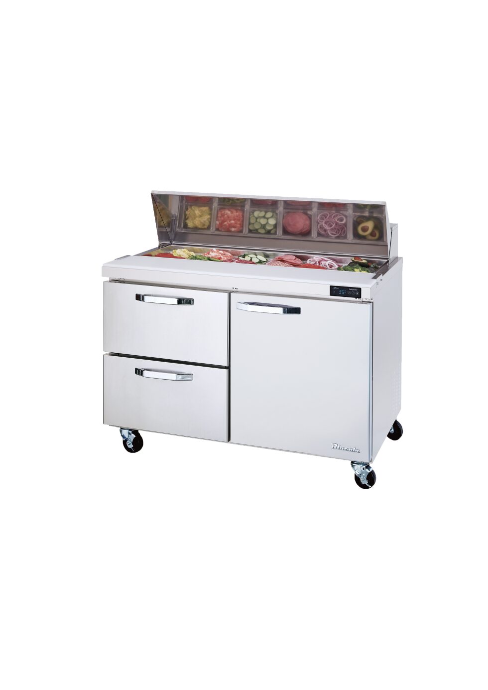 sandwich prep drawer