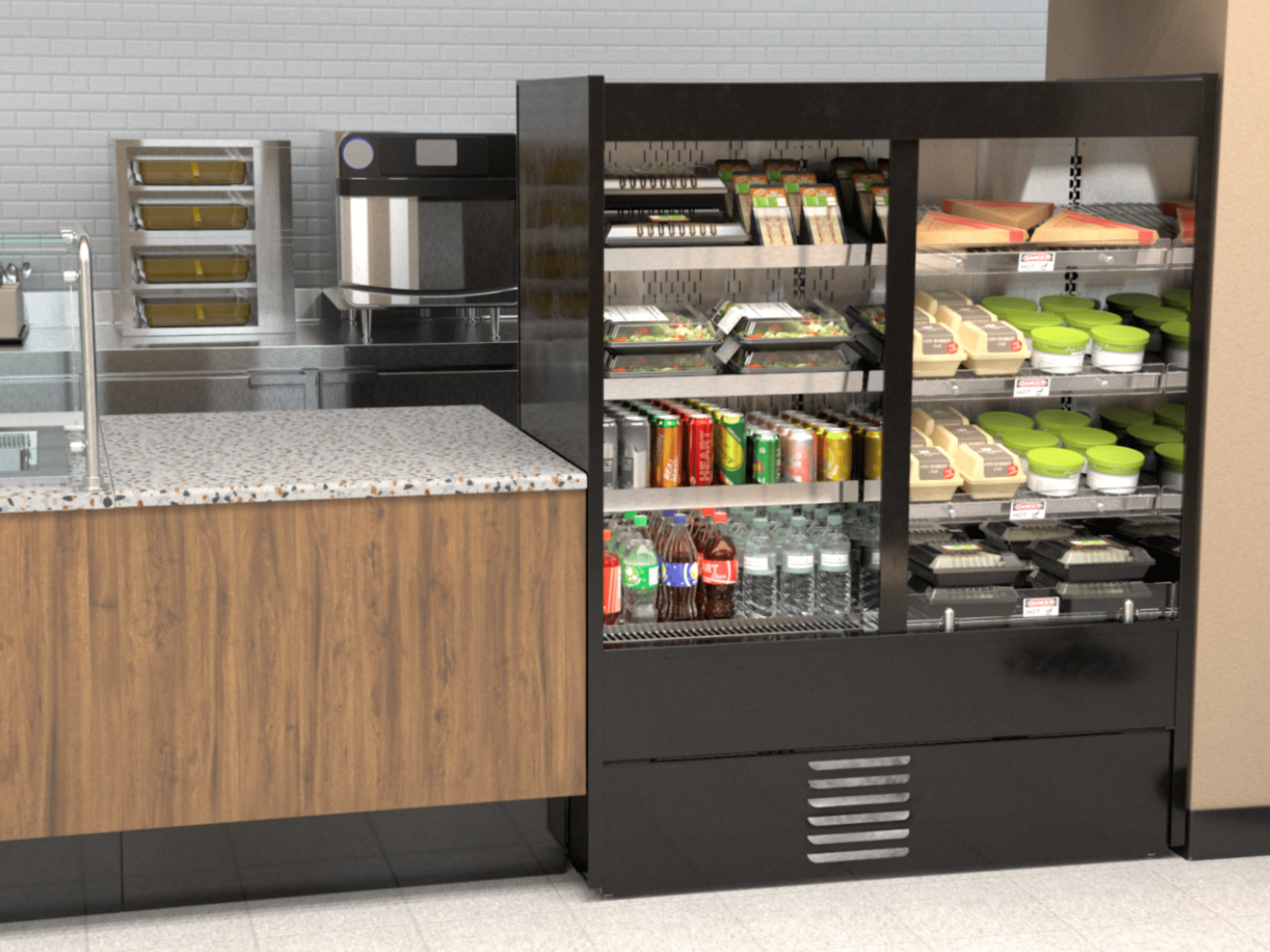 Refrigerated & Heated Self-Service Case B5024RH