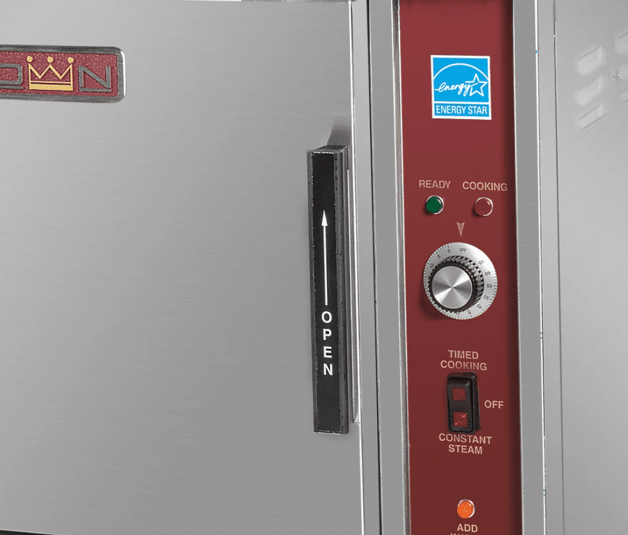 Crown Steamer Close Up front door and controls