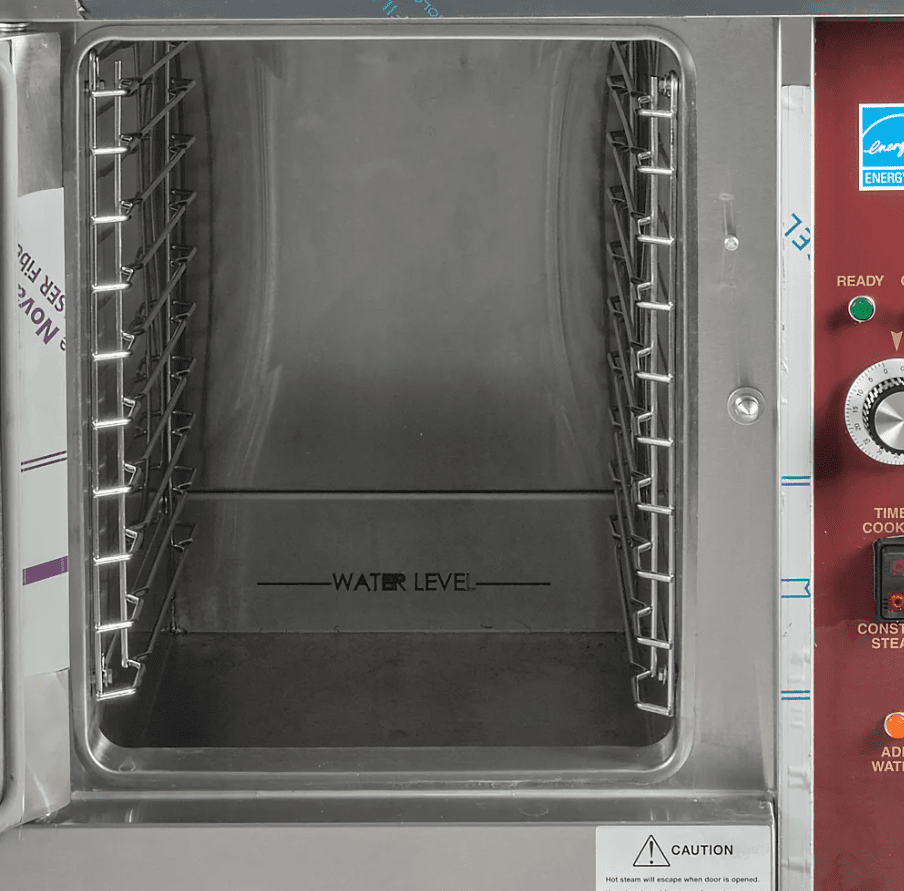 Crown Steamer Close Up front door open