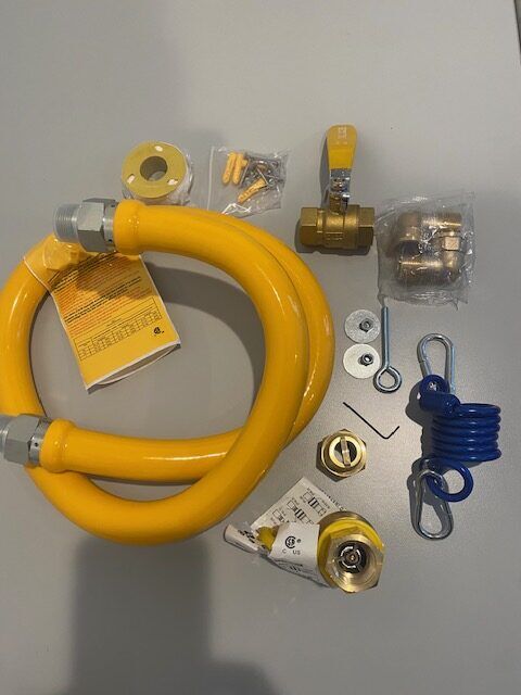48 inch x .75 hose gas hose kit for sale at FED Calgary Warehouse