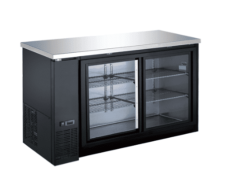 61 2 Sliding Glass Door Back Bar Cooler CBBGDS2 60CC