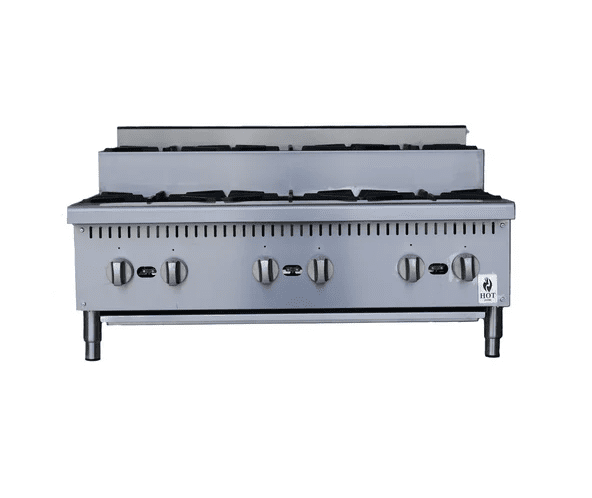 156,000 BTU 36 6 Burner NG or LP Countertop Step Up Hot Plate Hot Zone HZ HP36 S For Sale Canada