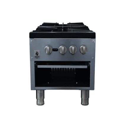 160,000 BTU 2 Burner NG or LP Gas Stock Pot Range Hot Zone HZ SP 2 For Sale Canada