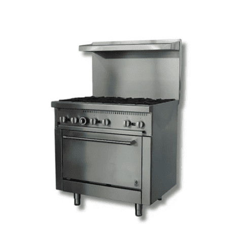 36 6 Burner LPG or NG, Gas Range with Built in Convection Oven Hot Zone HZ CR36