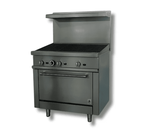 36 Charbroiler LPG or NG, Gas Range Hot Zone HZ R36 36CB