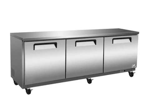 72 3 Door Undercounter Refrigerator Cooler Cold Zone CZ 72UC 3DR