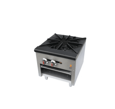 80,000 BTU 1 Burner NG or LP Gas Stock Pot Range Hot Zone HZ SP 1