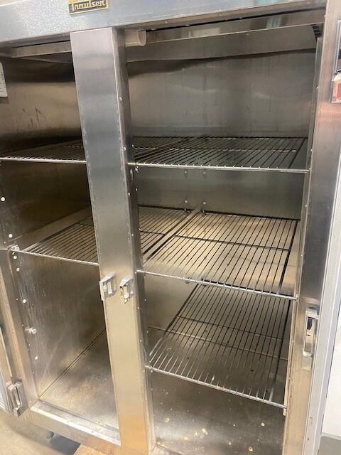 Traulsen RHT232WUT FHG Top Mount Glass 2 Door Cooler Used for sale at FED